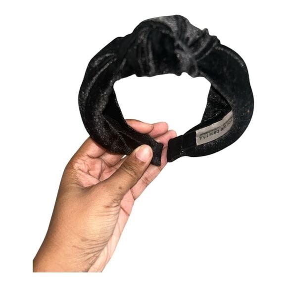 Iris Atelier GIANT Top Knot Velvet Headband - Picture 2 of 3